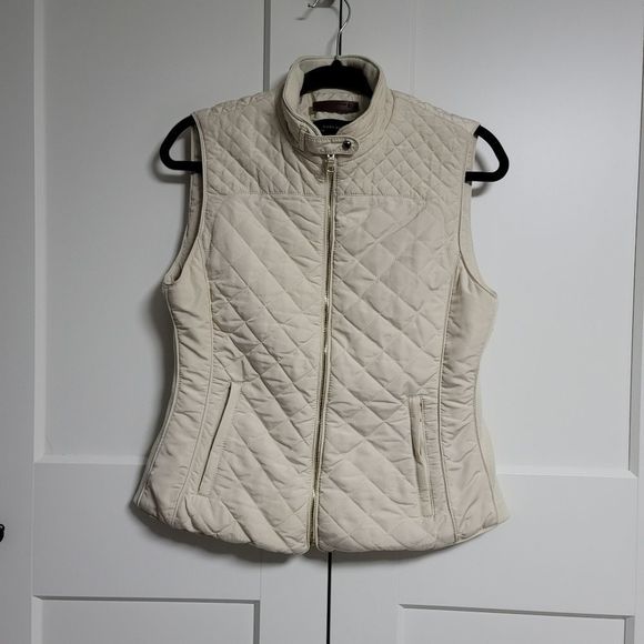Zara women quilted puffer vest large - Picture 2 of 13